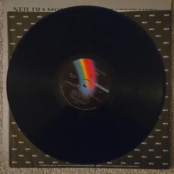 Neil Diamond His 12 Greatest Hits LP Vinyl Record Original 12" 1974 - Picture 4 of 7